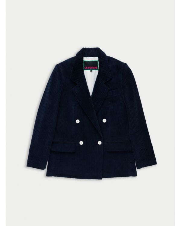 BLAZER CAMILLE TAILORED CORDUROY NAVY