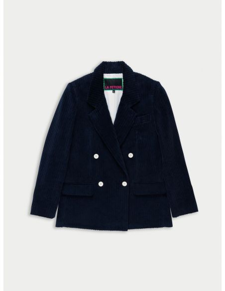 BLAZER CAMILLE TAILORED CORDUROY NAVY