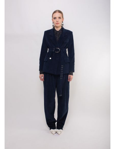BLAZER CAMILLE TAILORED CORDUROY NAVY