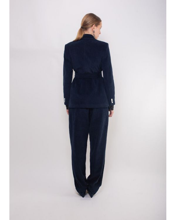 BLAZER CAMILLE TAILORED CORDUROY NAVY 2