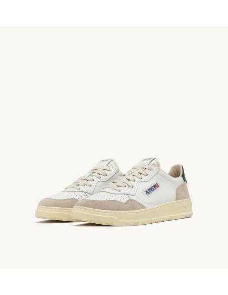 SNEAKERS MEDALIST LOW MAN LEATHER/SUEDE WHITE / MOUNTAIN