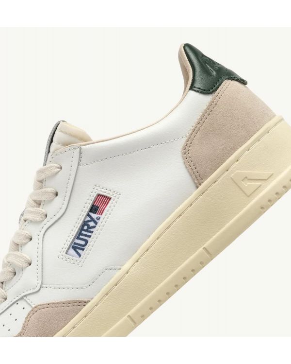 SNEAKERS MEDALIST LOW MAN LEATHER/SUEDE WHITE / MOUNTAIN