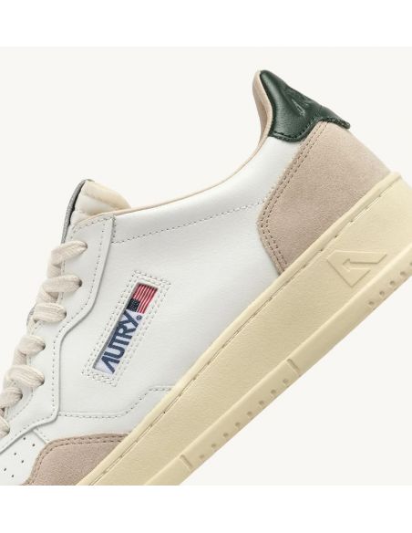 SNEAKERS MEDALIST LOW MAN LEATHER/SUEDE WHITE / MOUNTAIN