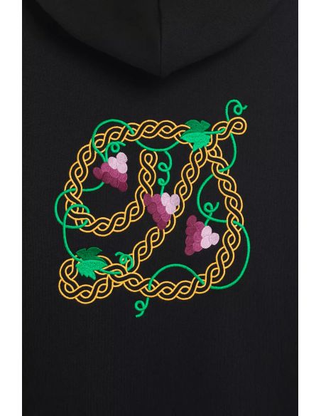 LE HOODIE D RAISIN BLACK