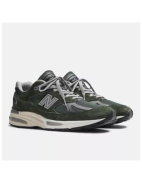 SNEAKERS UK U991GRV2 KOMBU GREEN / BLACK FOREST / SMOKED PEARL