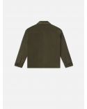 VESTE CLEAN SUEDE JACKET DARK OLIVE