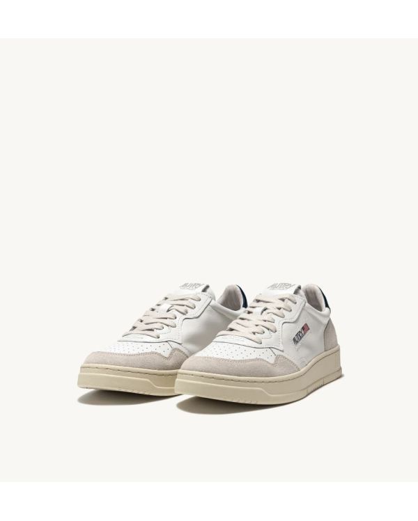 SNEAKERS MEDALIST LOW MAN LEATHER / SUEDE WHITE / BLUE 2
