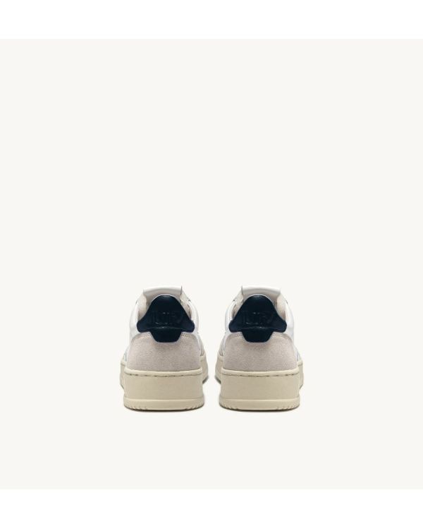 SNEAKERS MEDALIST LOW MAN LEATHER / SUEDE WHITE / BLUE