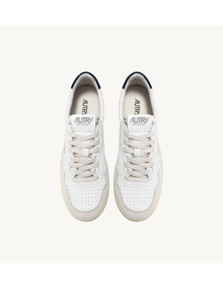 SNEAKERS MEDALIST LOW MAN LEATHER / SUEDE WHITE / BLUE