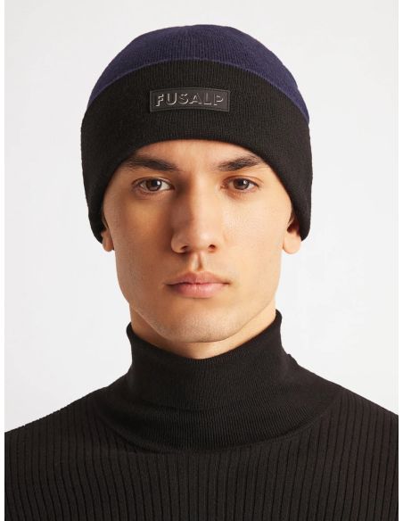 BONNET NIEVE MARIN/NOIR