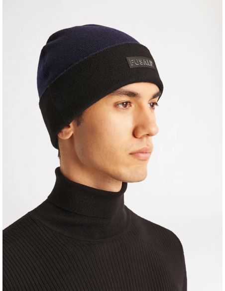 BONNET NIEVE MARIN/NOIR