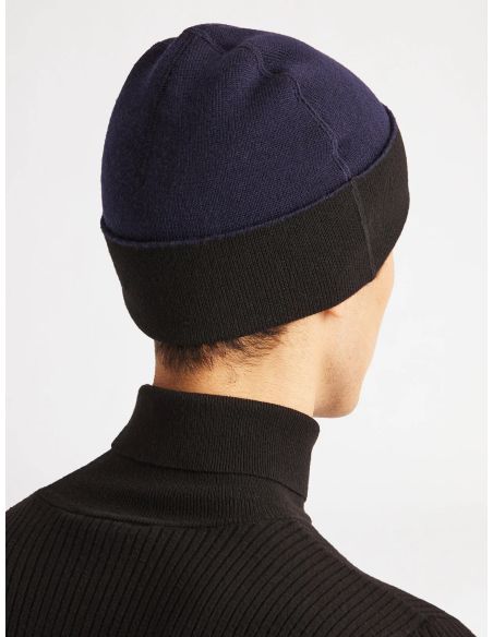 BONNET NIEVE MARIN/NOIR
