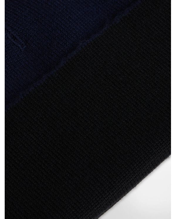 BONNET NIEVE MARIN/NOIR