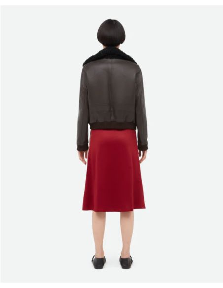 JUPE SHINE JERSEY BURGUNDY