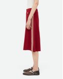 JUPE SHINE JERSEY BURGUNDY