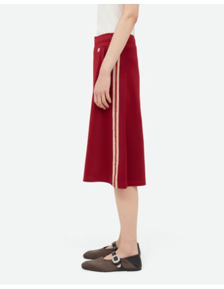 JUPE SHINE JERSEY BURGUNDY