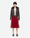 JUPE SHINE JERSEY BURGUNDY