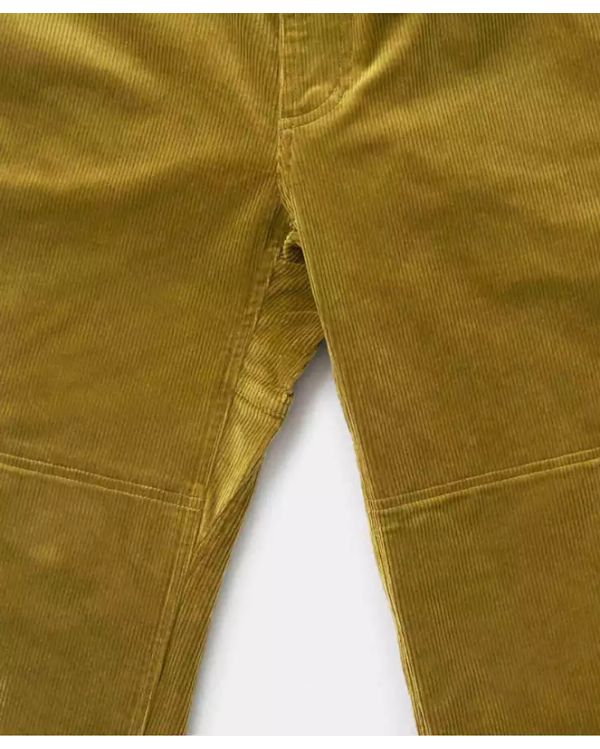 PANTALON CORDUROY DOUBLE KNEE DUSTED MUSTARD