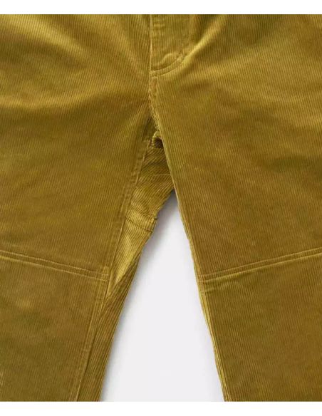 PANTALON CORDUROY DOUBLE KNEE DUSTED MUSTARD