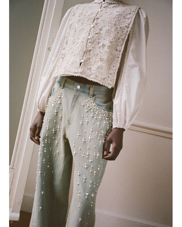 JEANS PERLETTE BLUE