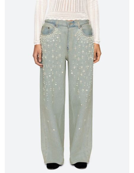 JEANS PERLETTE BLUE
