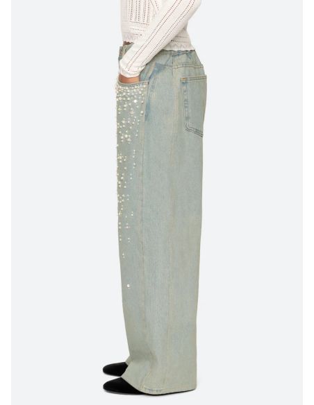 JEANS PERLETTE BLUE