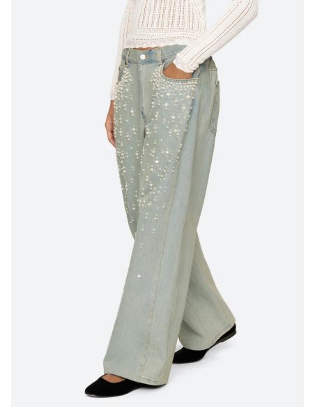 JEANS PERLETTE BLUE