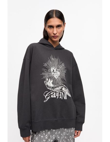 SWEAT À CAPUCHE BLACK ISOLI HEART PHANTOM