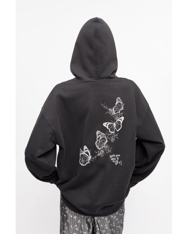 SWEAT À CAPUCHE BLACK ISOLI HEART PHANTOM