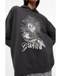 SWEAT À CAPUCHE BLACK ISOLI HEART PHANTOM