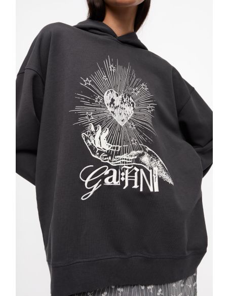 SWEAT À CAPUCHE BLACK ISOLI HEART PHANTOM