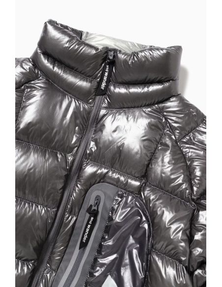 DIAMOND STITCH DOWN JACKET GRAY