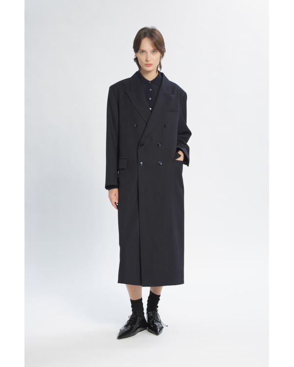 GIANNI NAVY COAT
