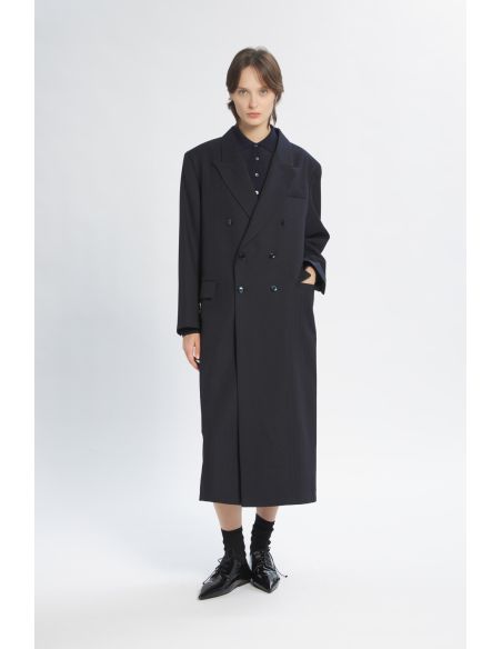 GIANNI NAVY COAT