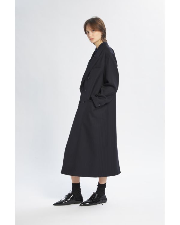 GIANNI NAVY COAT