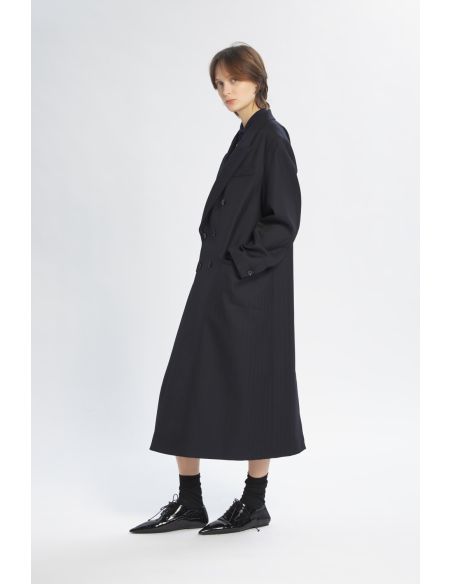 GIANNI NAVY COAT