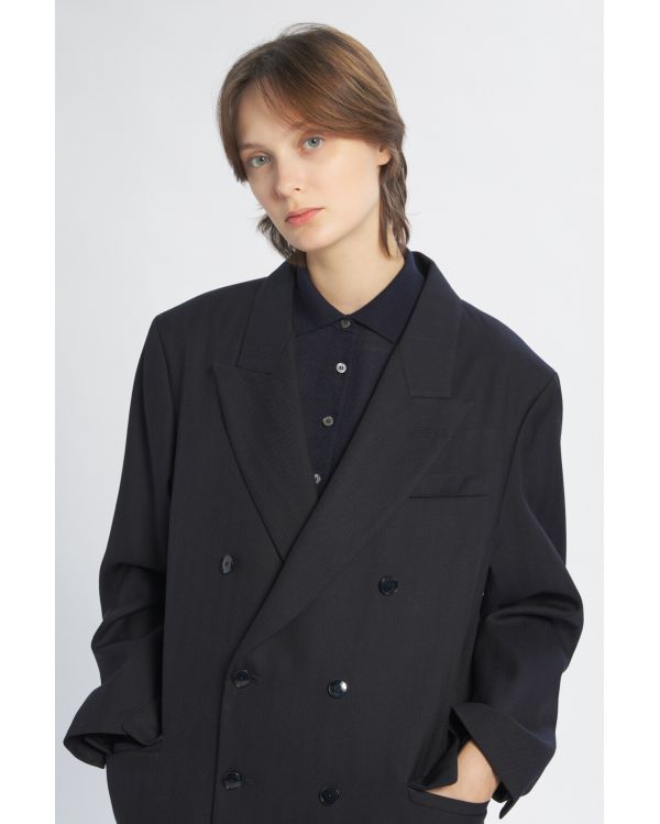 GIANNI NAVY COAT