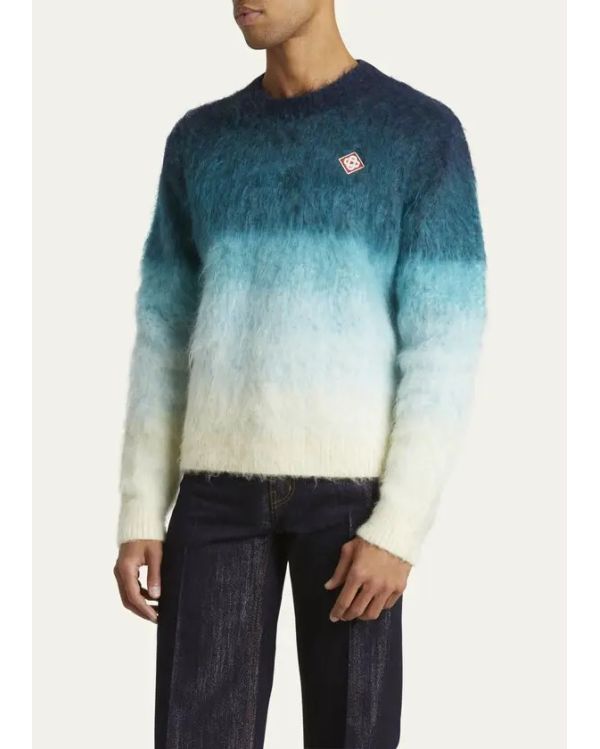 PULL GRADIENT MOHAIR MIDNIGHT