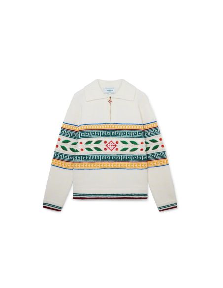LAUREL OLYMPIC WHITE SWEATER
