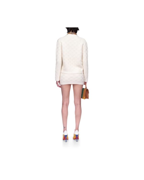 CARDIGAN COLUMN WHITE