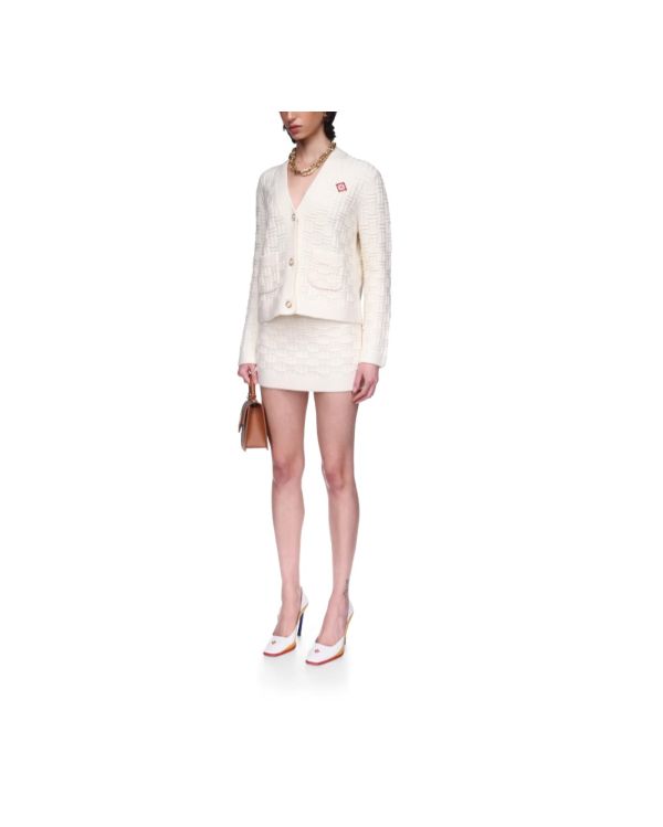 CARDIGAN COLUMN WHITE