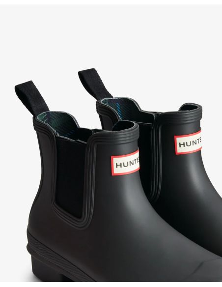 BOTTINES WOMENS ORIGINAL CHELSEA TARTAN BLACK