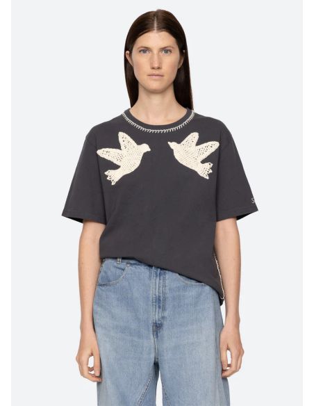 TSHIRT SALLY CHARCOAL