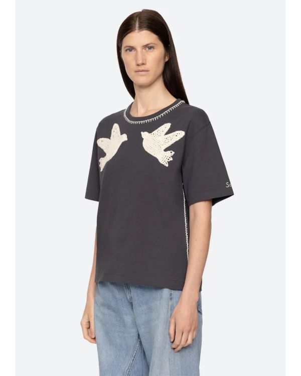 TSHIRT SALLY CHARCOAL