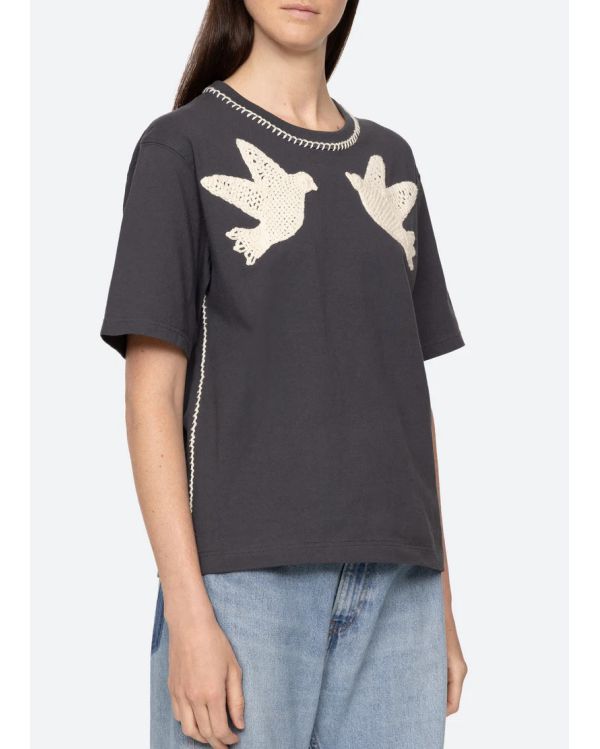 TSHIRT SALLY CHARCOAL