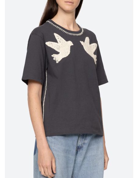 TSHIRT SALLY CHARCOAL