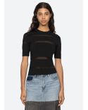 TOP DEVON S/S BLACK
