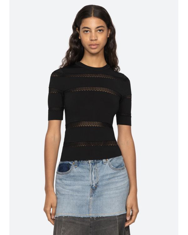 TOP DEVON S/S BLACK