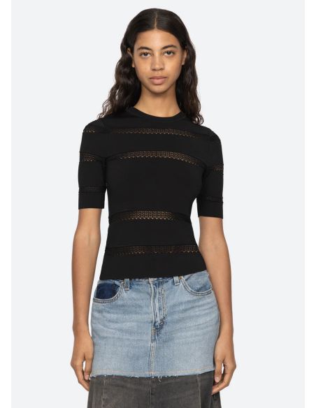 TOP DEVON S/S BLACK