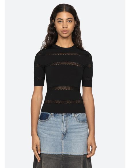 TOP DEVON S/S BLACK